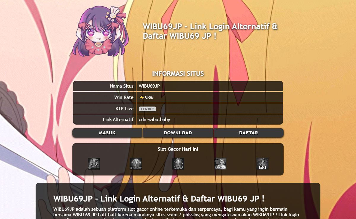 WIBU69JP - Link Login Alternatif & Daftar WIBU69 JP !