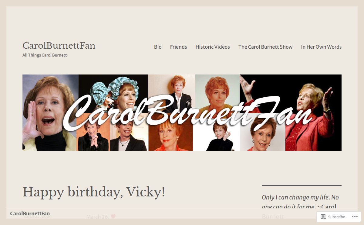 CarolBurnettFan – All Things Carol Burnett
