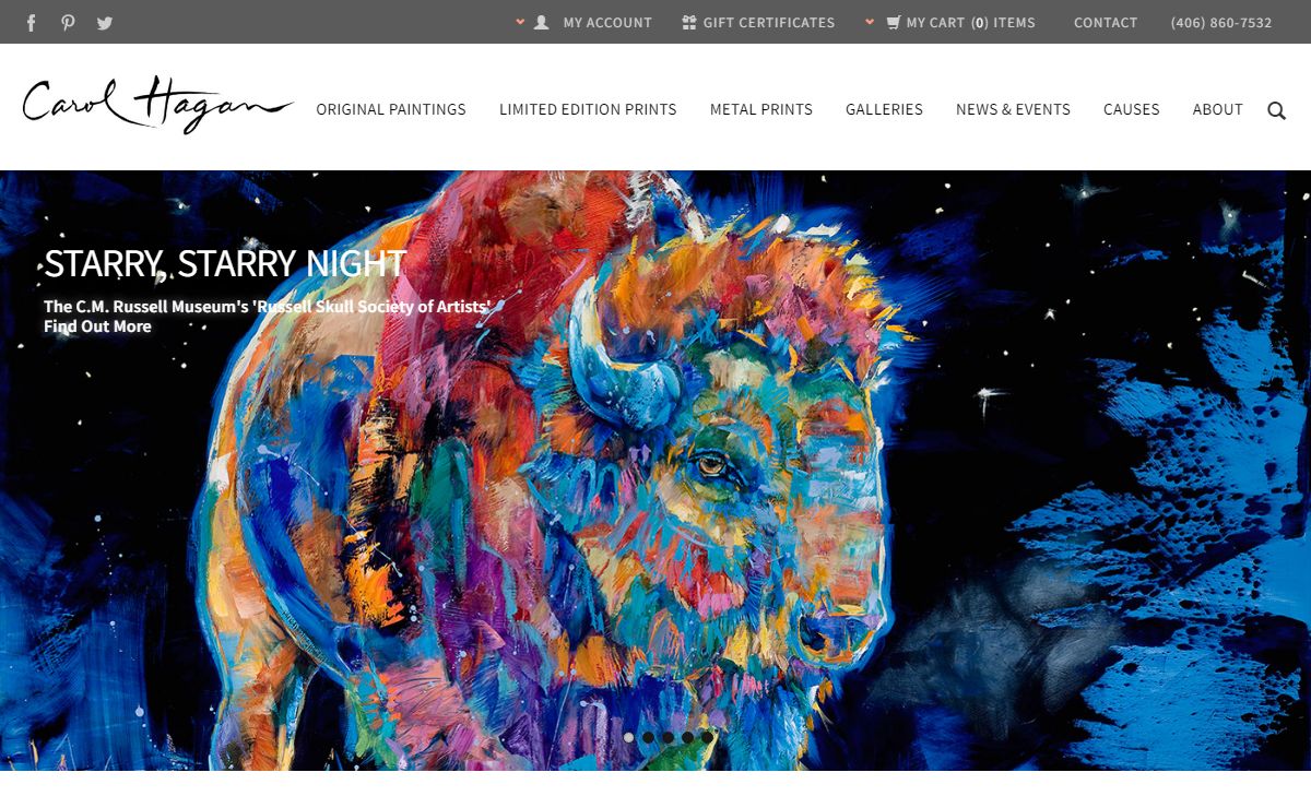 Western Artist with a Vivid Color Palette | Carol Hagan Studios