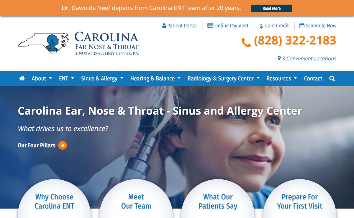 Carolina Ear, Nose & Throat - Sinus and Allergy Center, PA