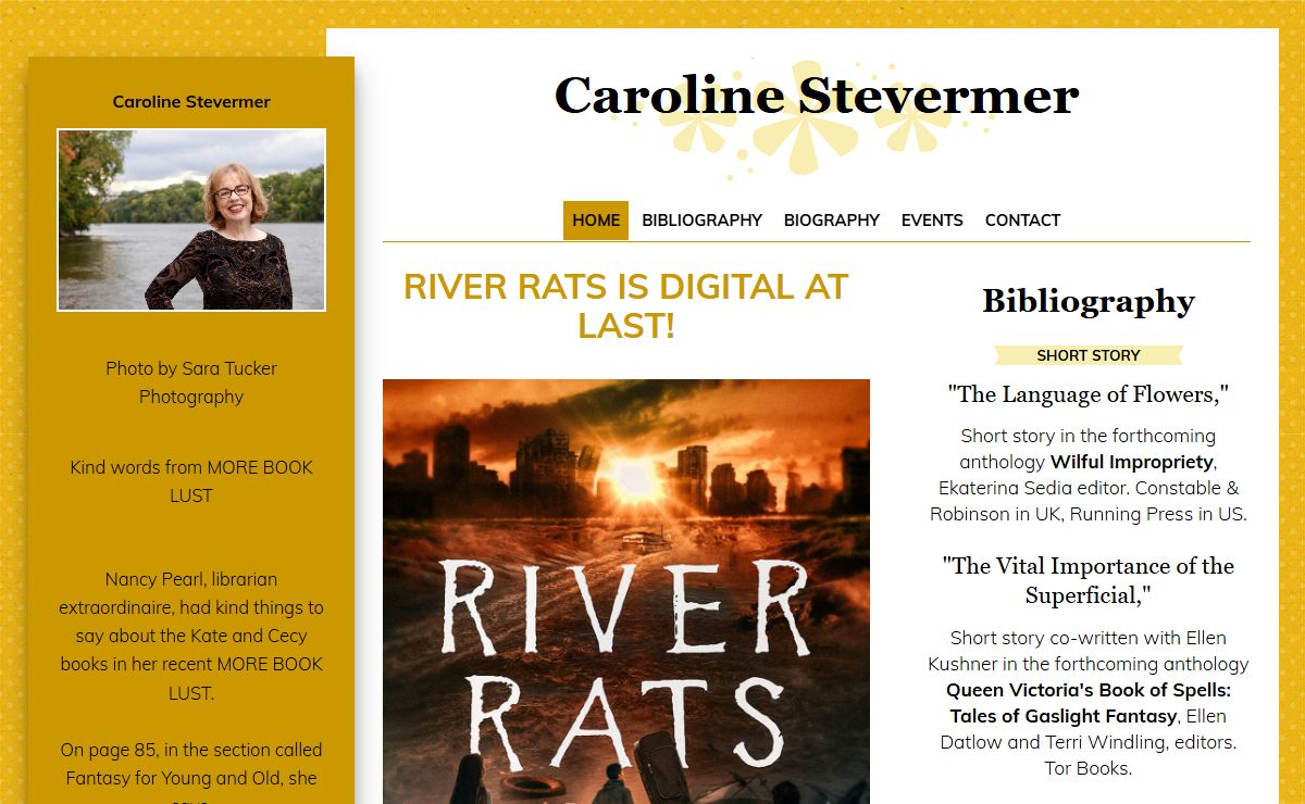 Caroline Stevermer - River Rats is digital at last!