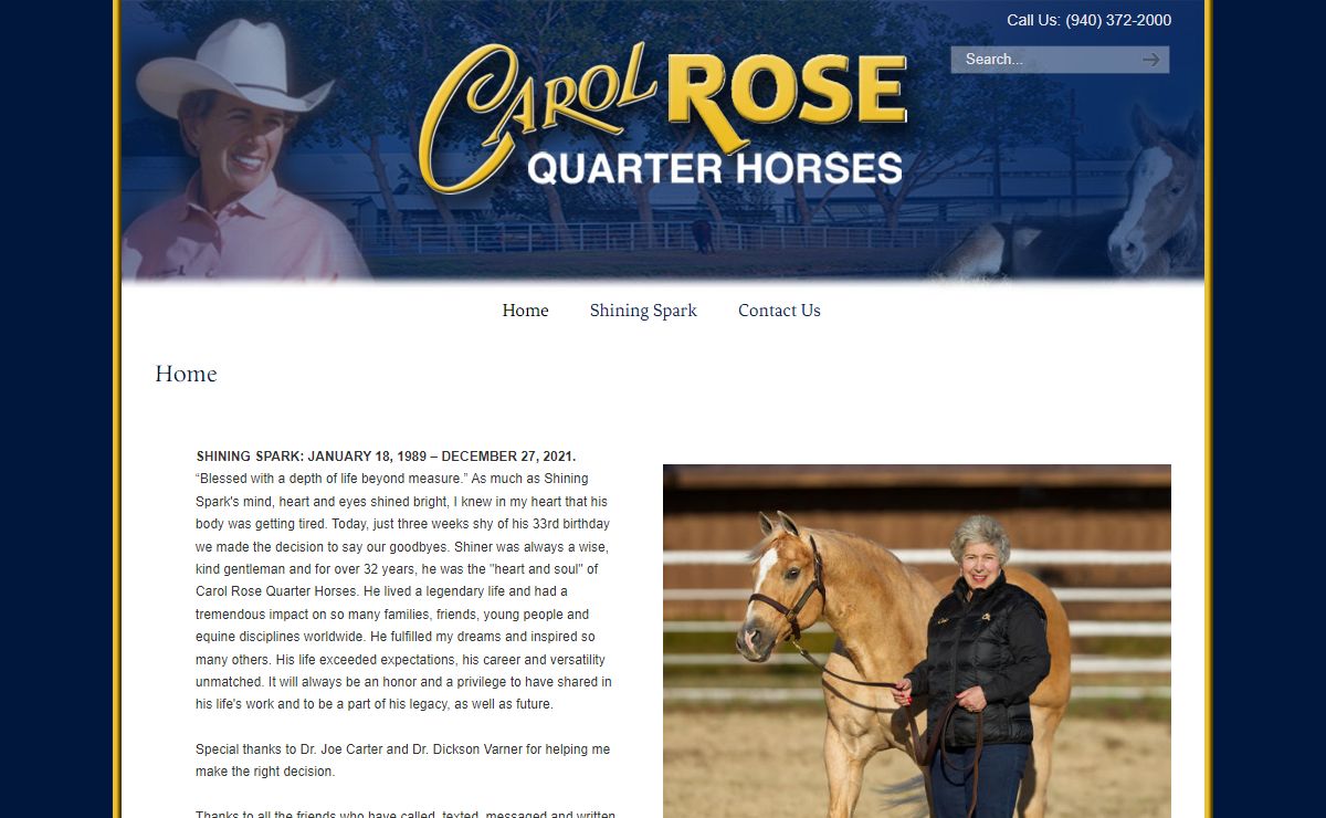 Carol Rose Quarter Horses