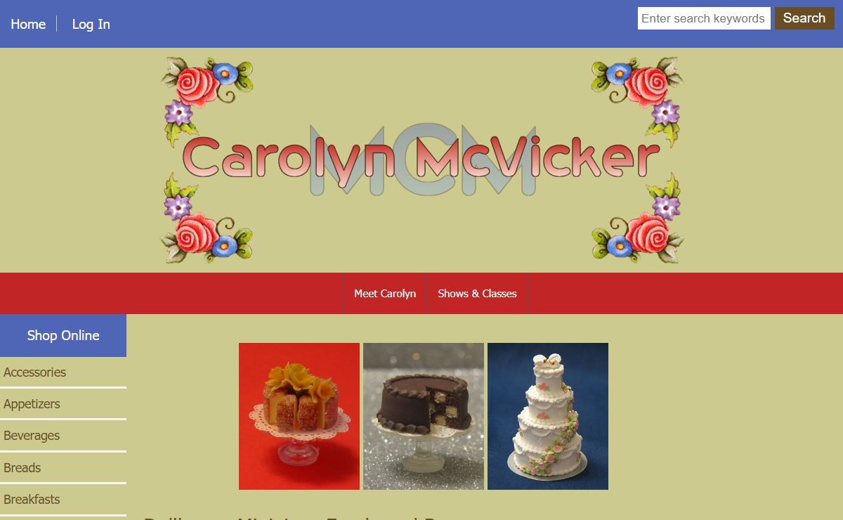 MCM Carolyn McVicker, Miniature Food and Beverages