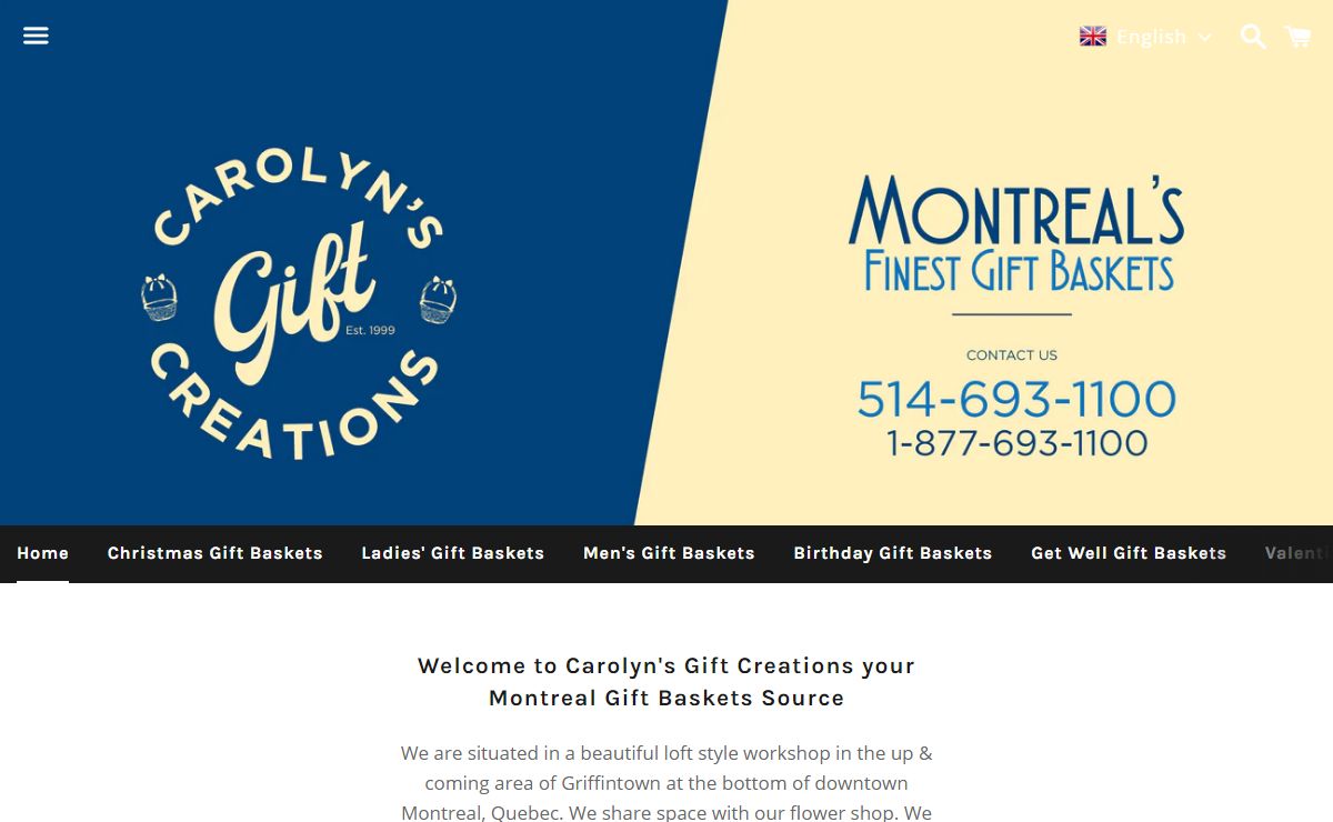 Gift Baskets | Montreal and Canada Delivery | Carolyn's Gift Creations