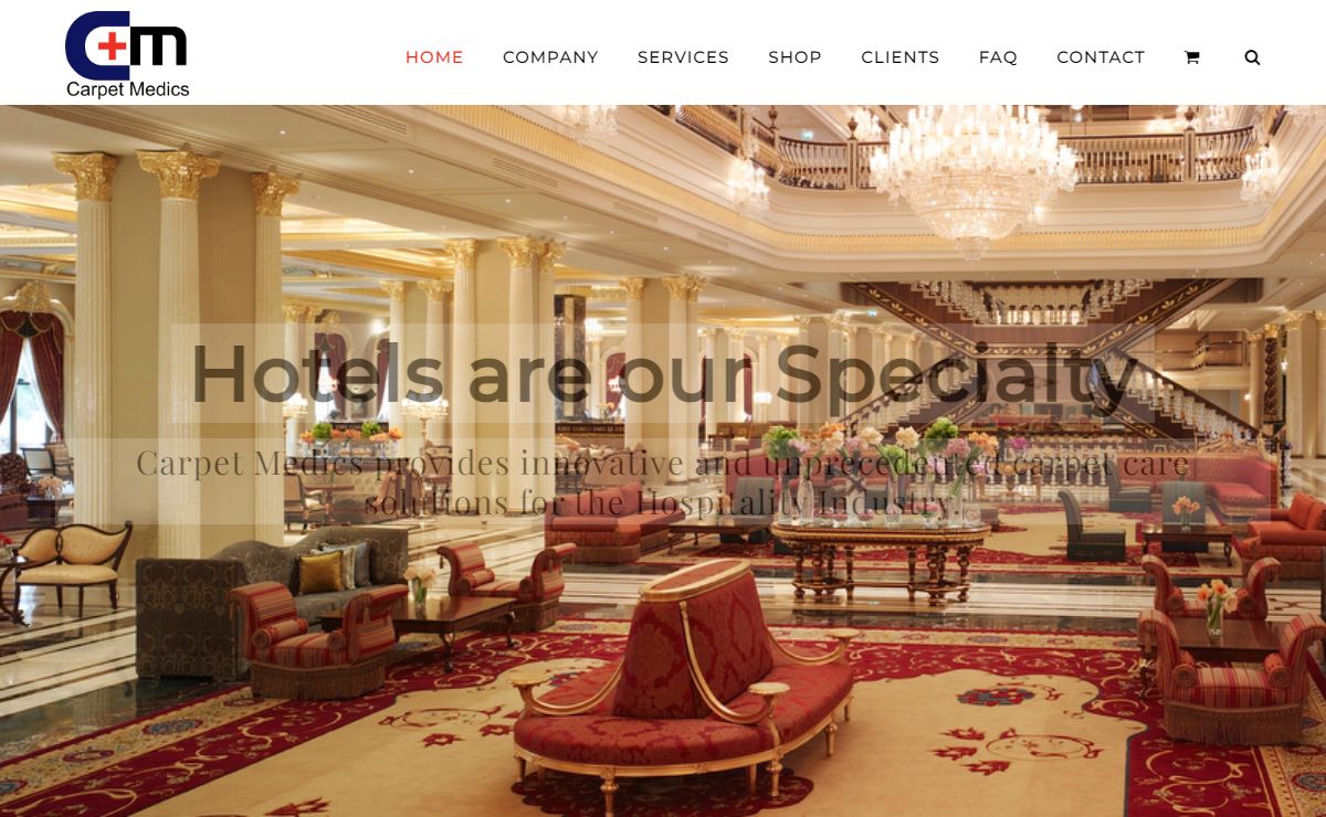 Carpet Medics – Carpet Medics provides innovative and unprecedented carpet care solutions for the Hospitality Industry