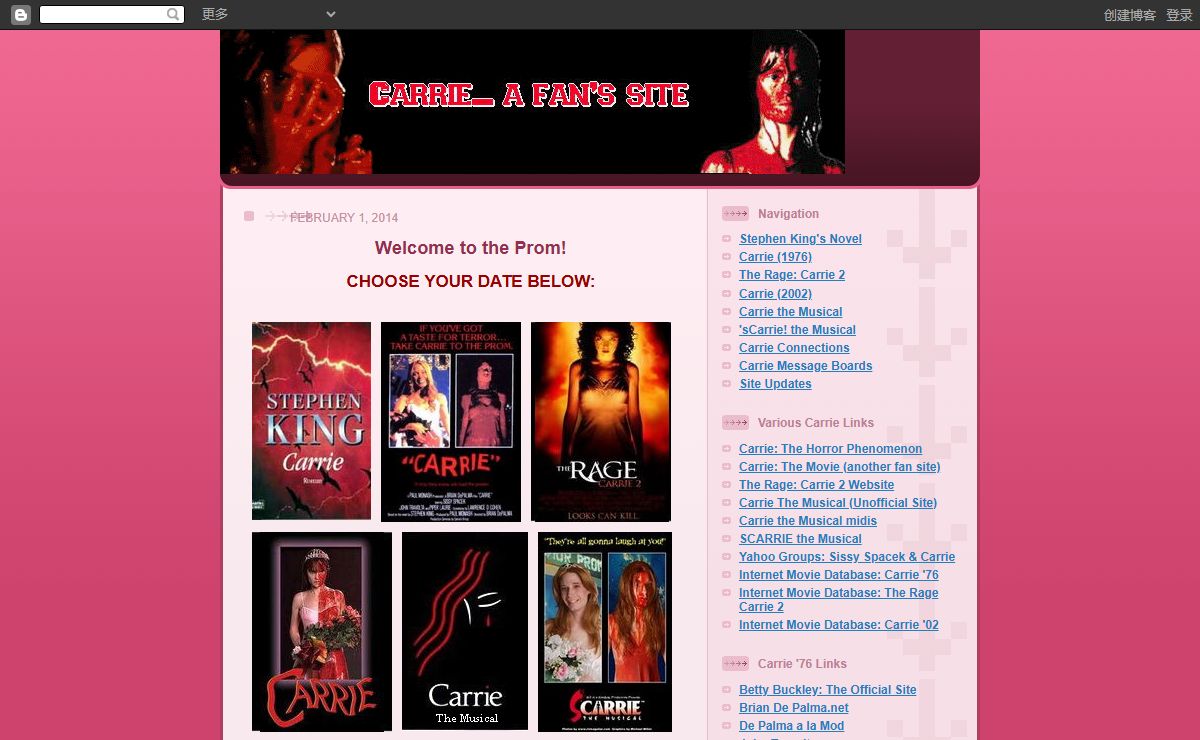 Carrie... A Fan's Site