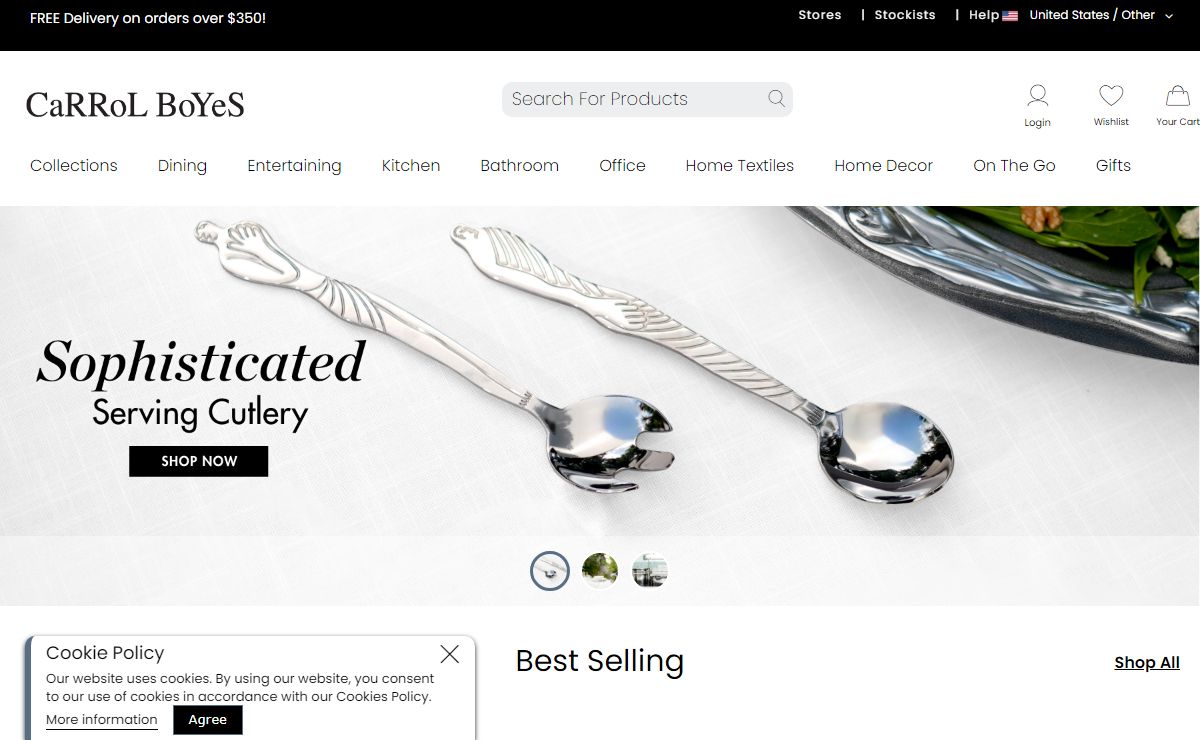 Carrol Boyes: Luxury Homeware, Décor & Artistic Gifts | Carrolboyes United States