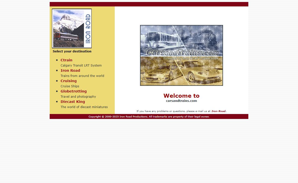 Cars and Trains.com
