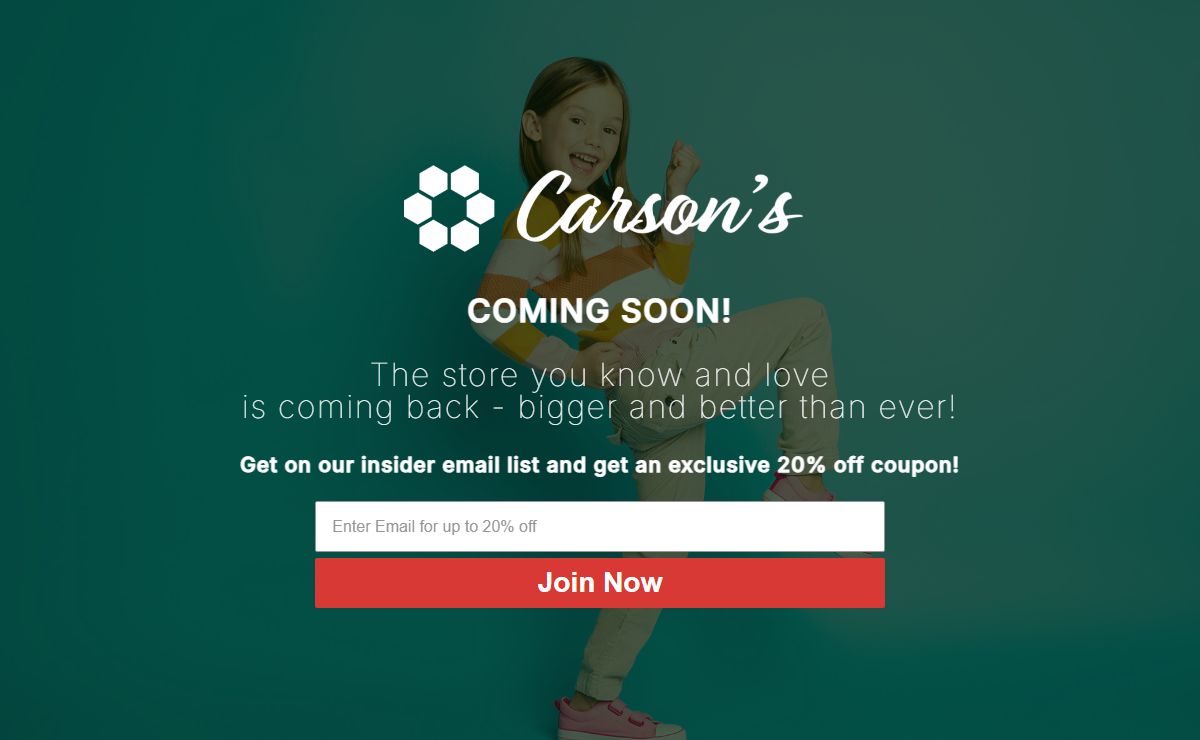 Carson Coming Soon