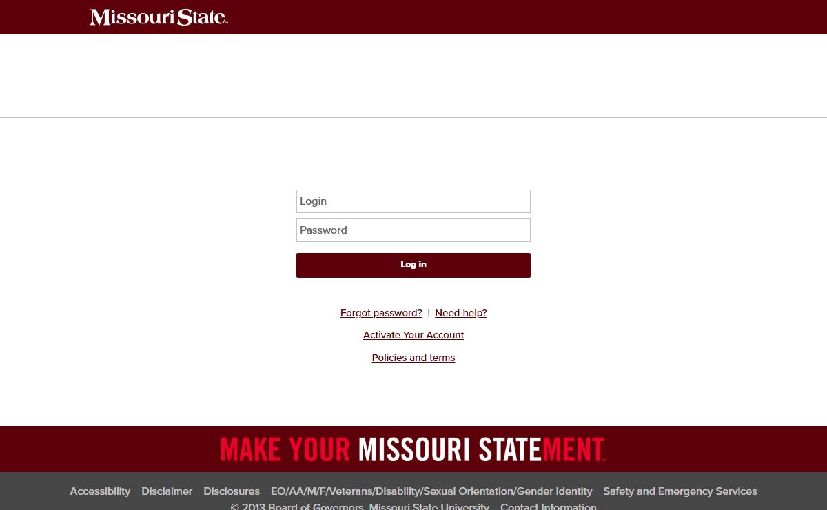 Bear Pass Login - Missouri State University