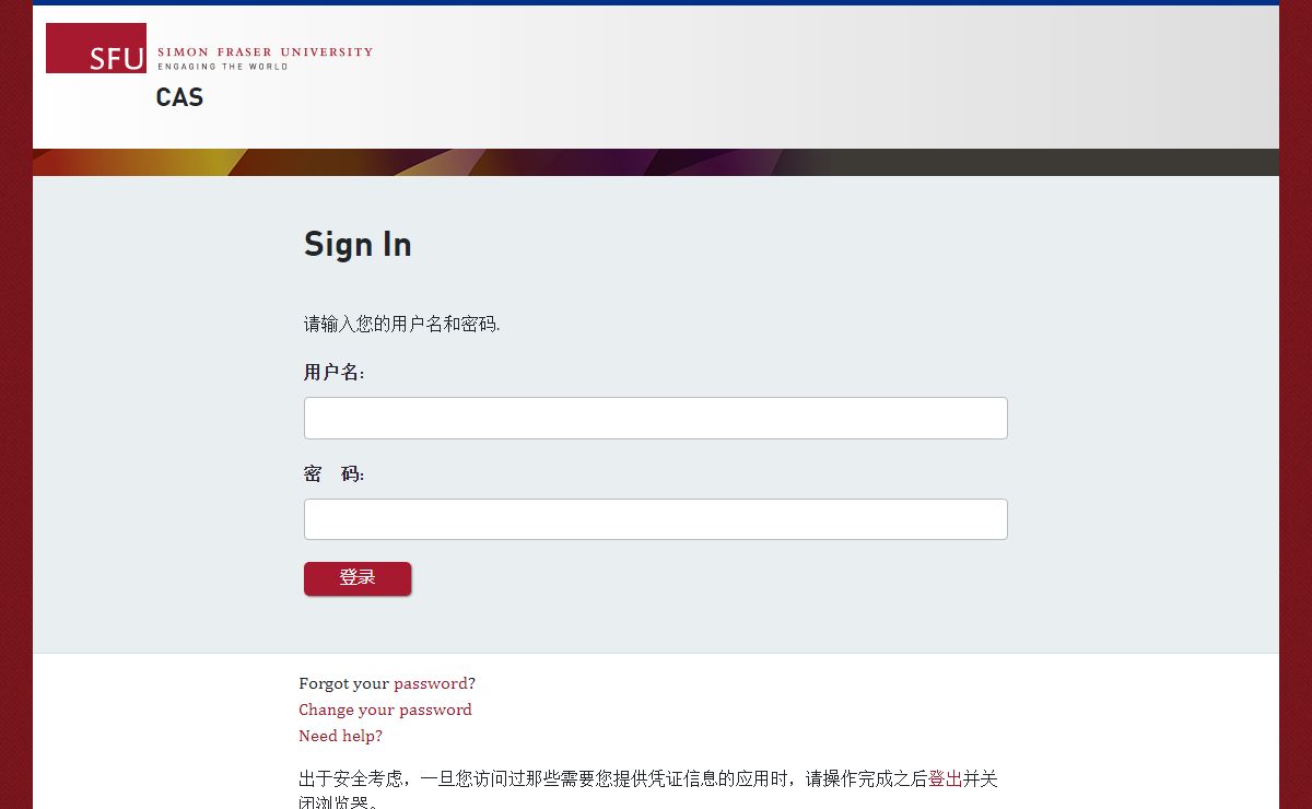 Sign In - CAS – Central Authentication Service