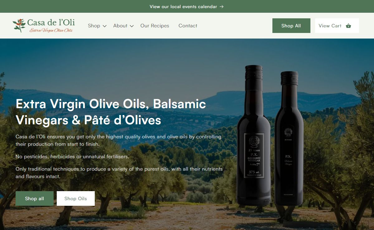 Casa de l'Oli | Olive oils, balsamic vinegars and paté d’olives