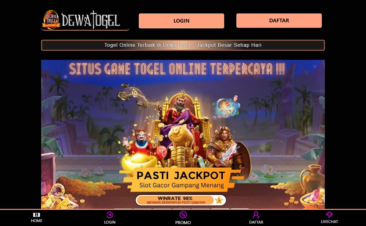 Togel Online Terbaik di DewaTogel ~ Jackpot Besar Setiap Hari