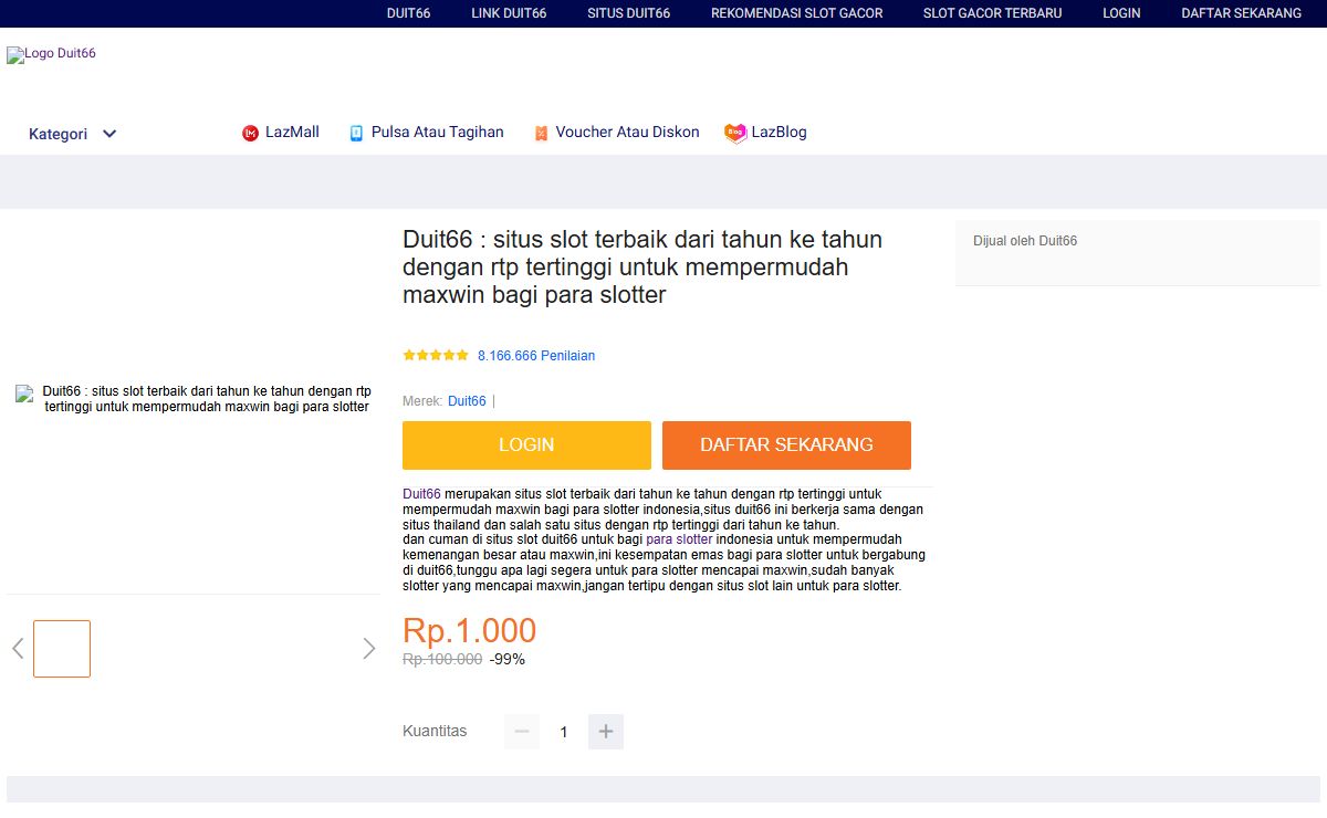 Duit66 : situs slot terbaik dari tahun ke tahun dengan rtp tertinggi agar mempermudah maxwin bagi para slotter indonesia