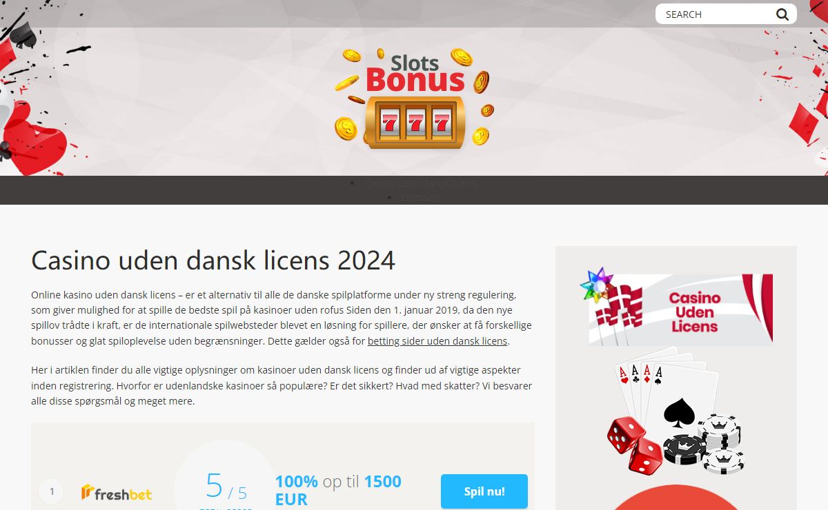 Casino uden dansk licens og Spil pause med Trustly