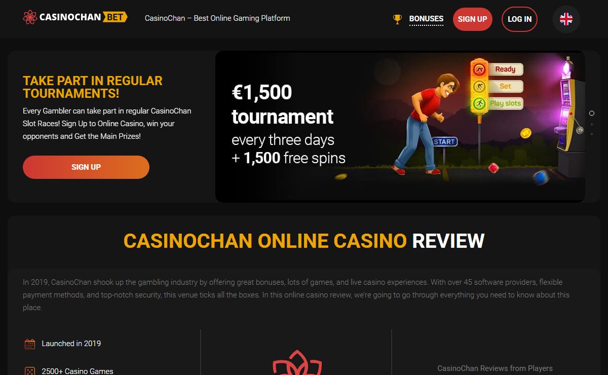 CasinoChan – Check Review and Get Bonus 400 €/$ + 120 FS