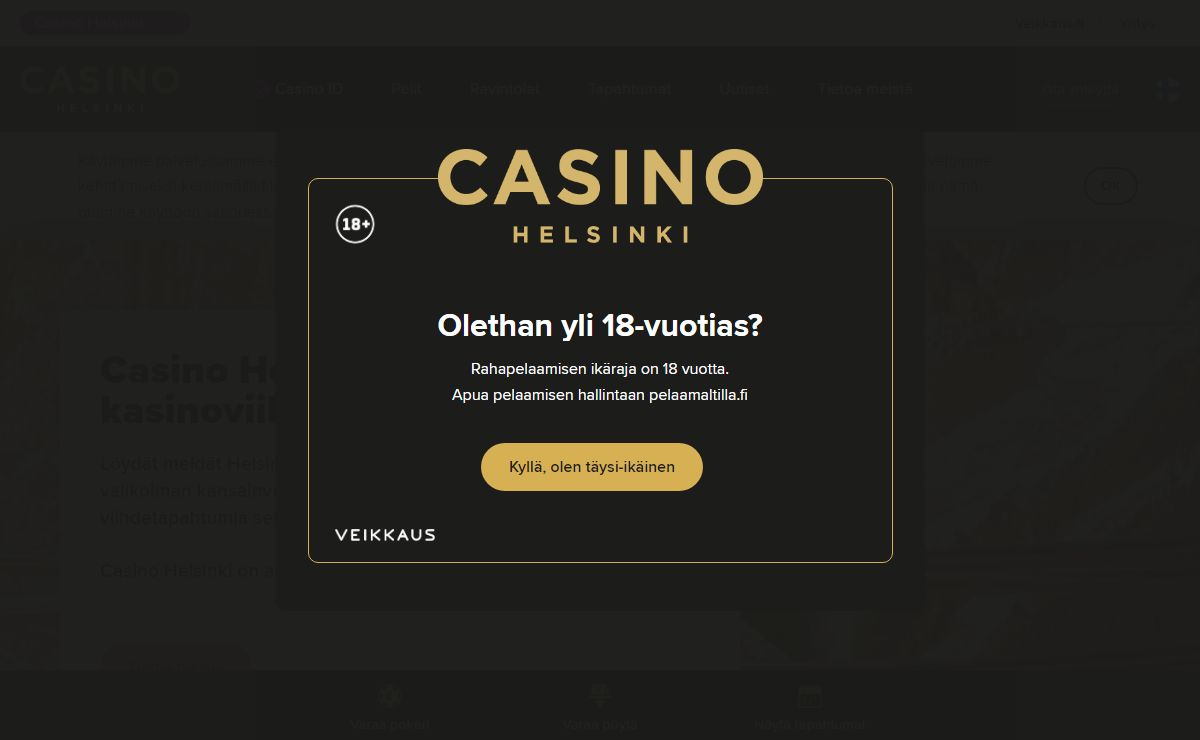 Casino Helsinki - 30 vuotta kasinoviihdettä