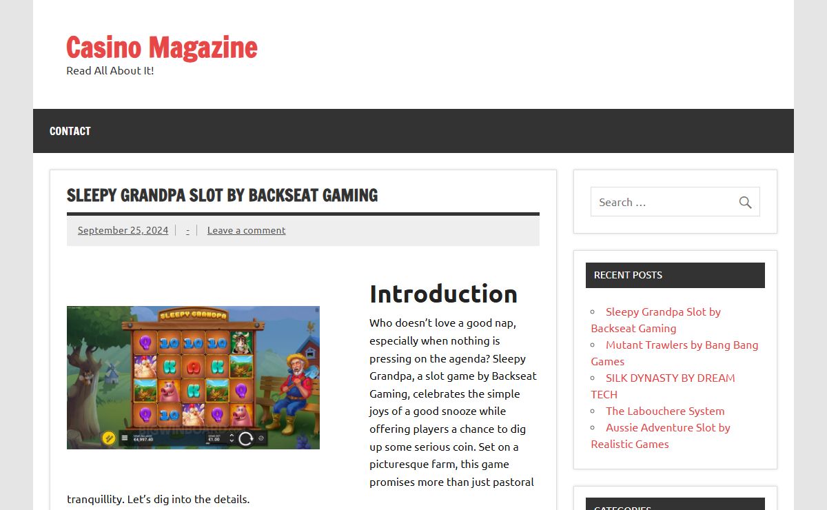 Casino Magazine - Read All About It!
