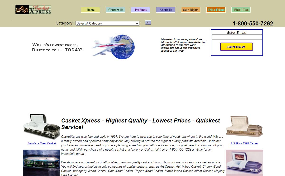 Casket Discount | Caskets Metal | Caskets Funeral | Caskets
