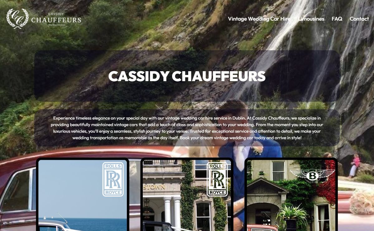 Cassidy Chauffeurs | Vintage Wedding Car & Limousine Hire in Dublin