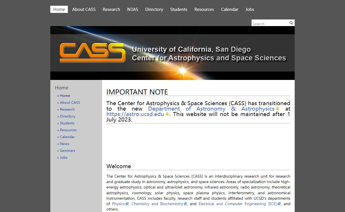 Main Page - CASS