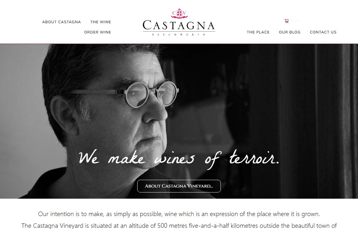 Biodynamic Wine - Castagna Vineyard Beechworth