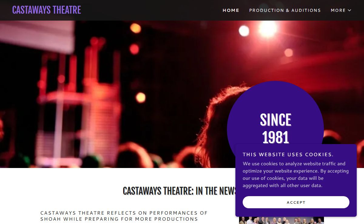 Castaways Theatre - Musicals Auditions, Performing Arts Theatre, Theatre Auditions