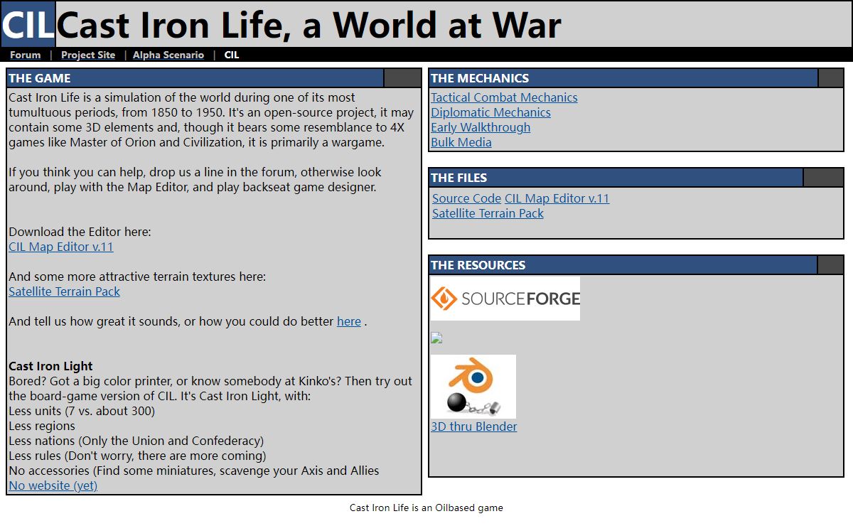 Cast Iron Life, a World at War