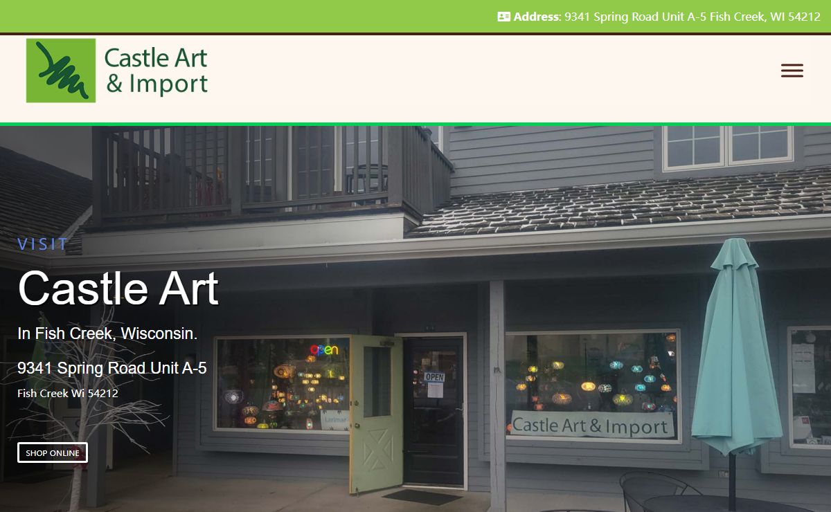 Castle Art and Import | Jewelry, Henna, and More. Fish Creek, WI