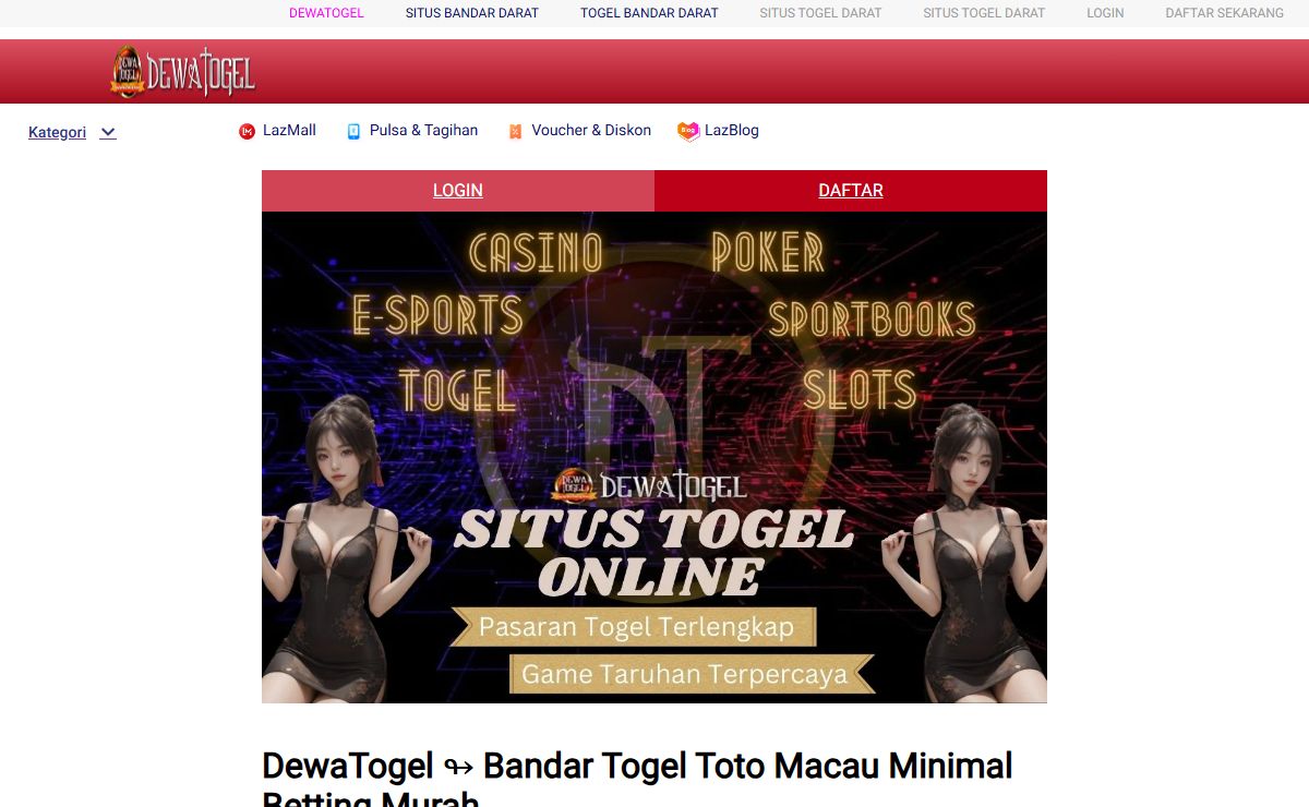 DewaTogel ↬ Bandar Togel Toto Macau Minimal Betting Murah