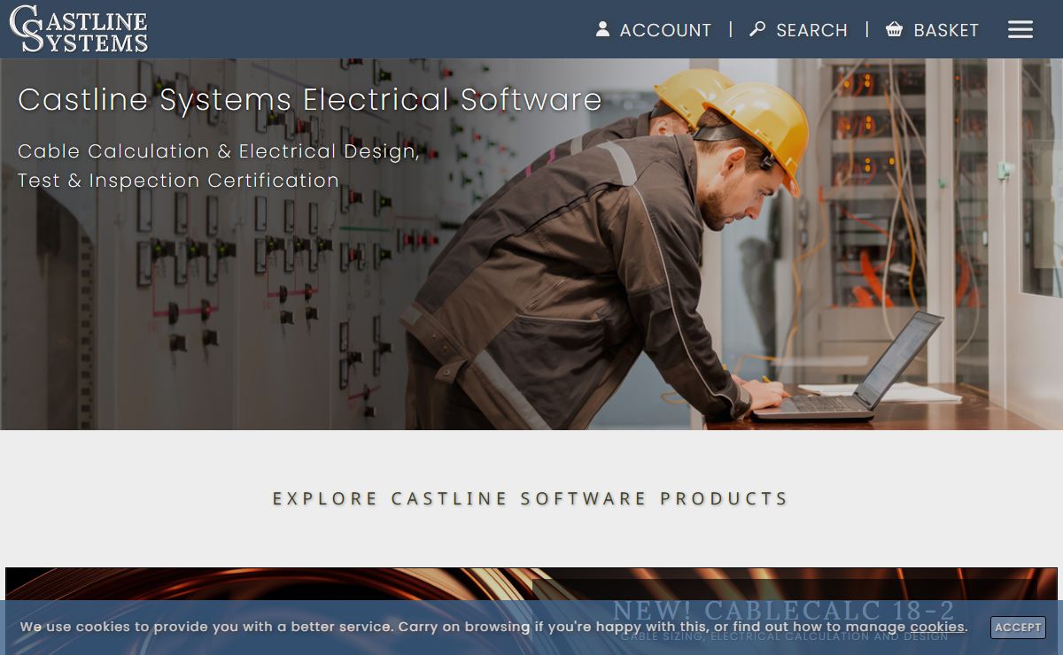 BS7671 Software for Electrical Calculation, Design, Test & Inspection | Castline Systems