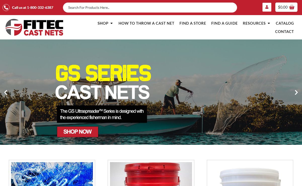 Cast Nets by Fitec - The Best-Selling Cast Nets in America!