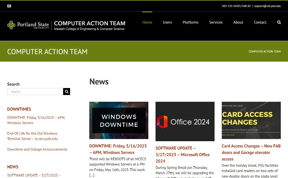 Computer Action Team – The CAT Website