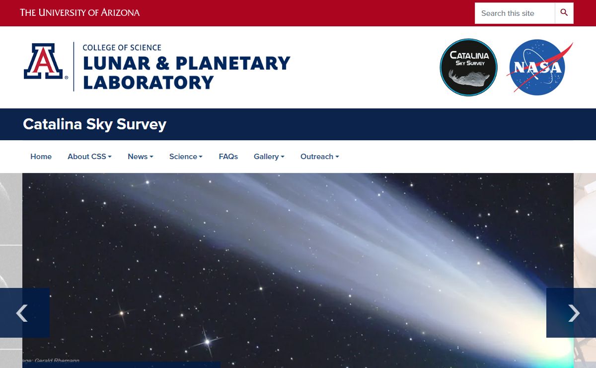 Home | Catalina Sky Survey