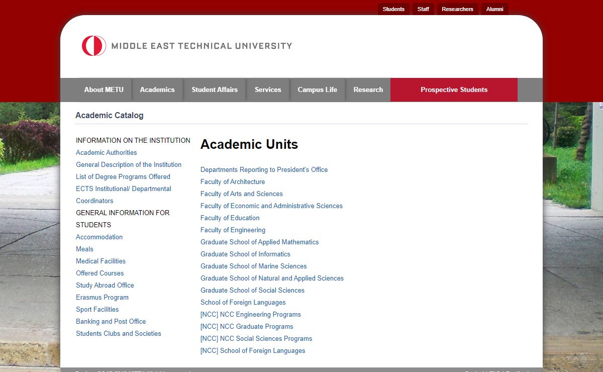 Academic Catalog