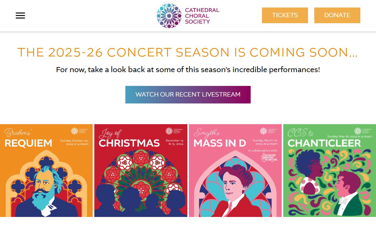 Home Page - Cathedral Choral Society