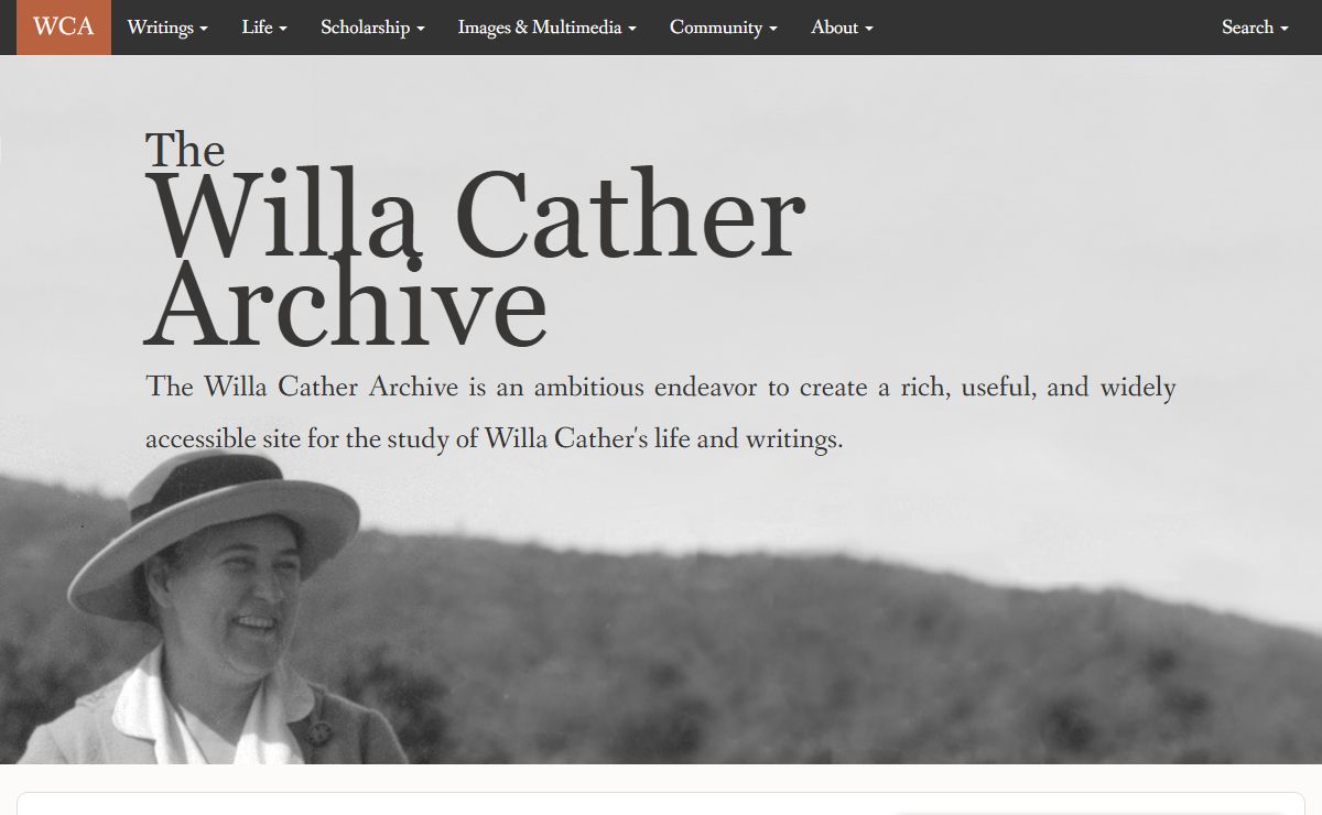 Willa Cather Archive