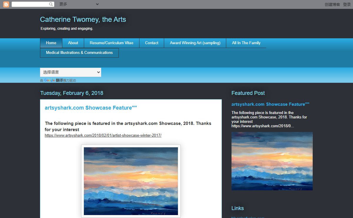 Catherine Twomey, the Arts