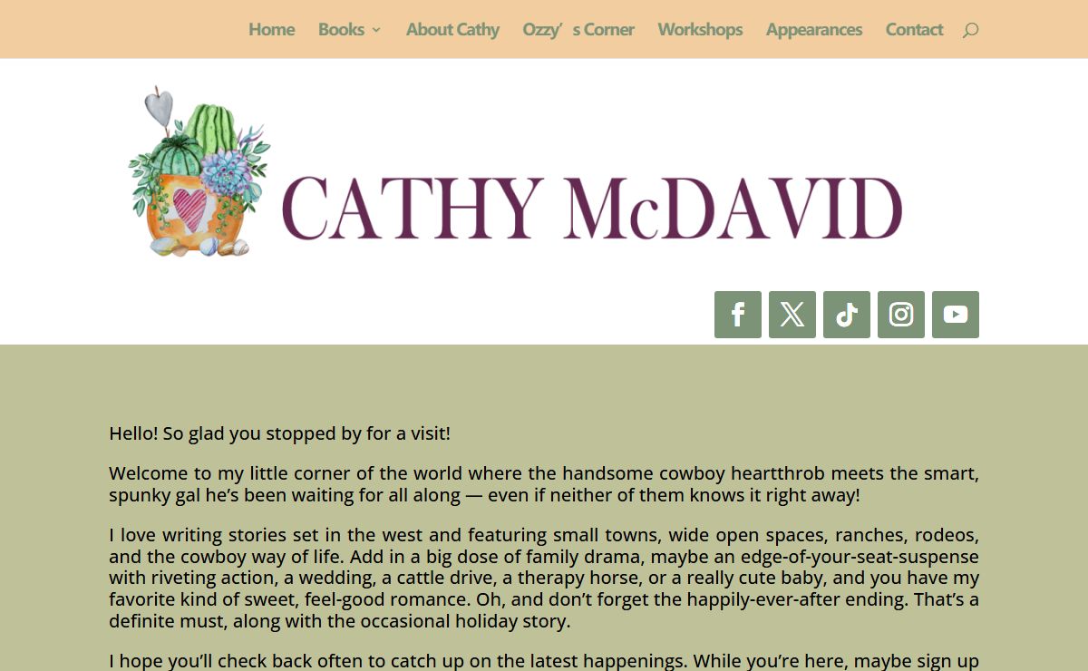 Cathy McDavid | Contemporary Romance Author