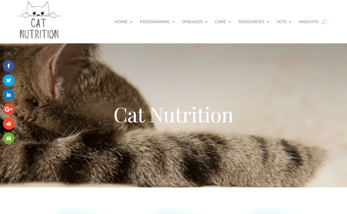 Cat Nutrition - Home