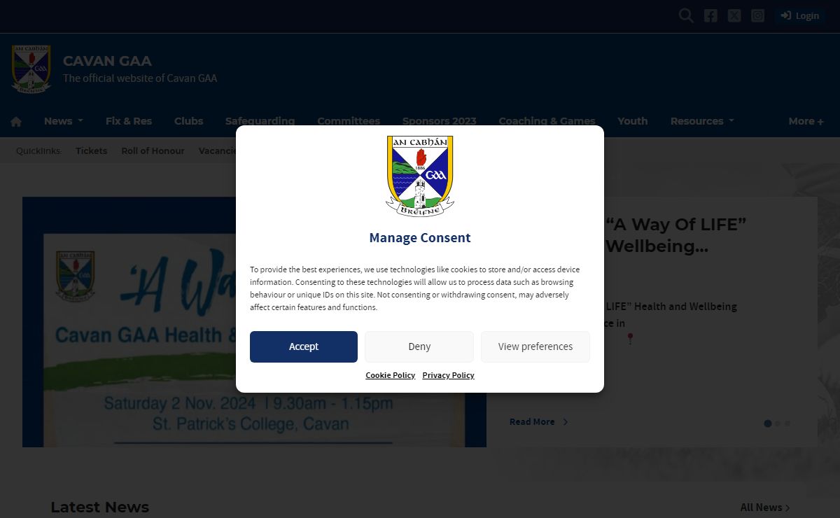 Cavan GAA | The official website of Cavan GAA