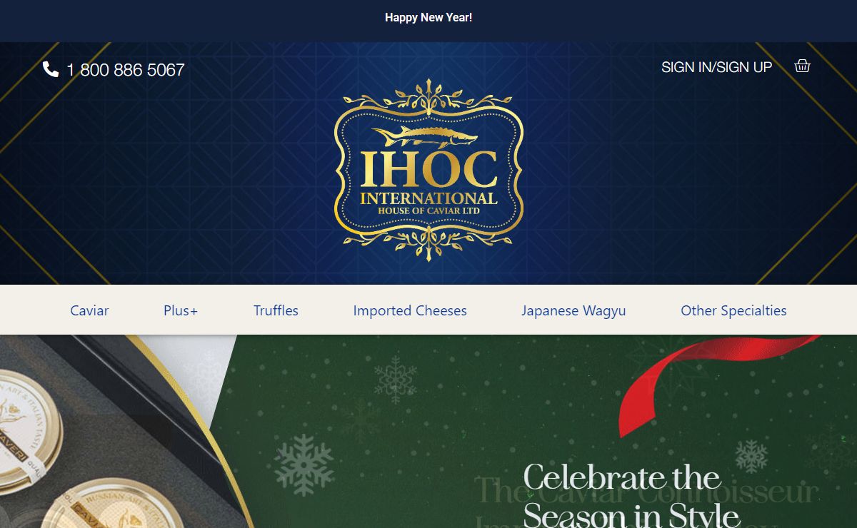 Buy Caviar Canada | Order Caviar Online | IHOC