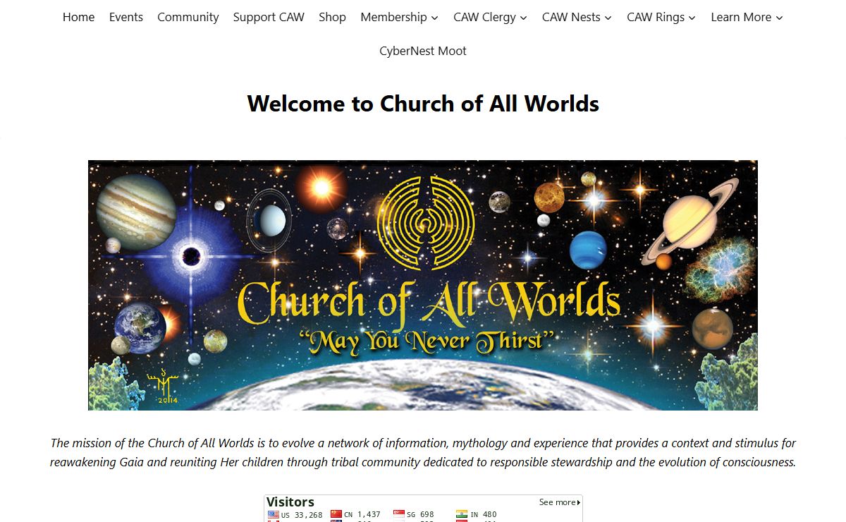 Church of All Worlds – CAW.ORG – Official Website of The Church of All Worlds, Inc.