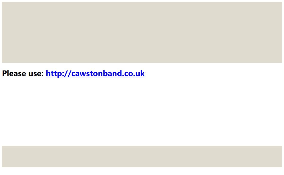 Cawston Band Home Page