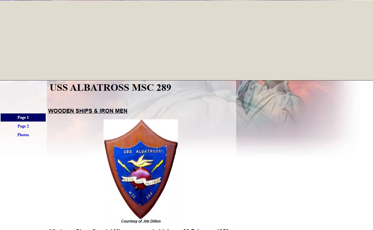 USS ALBATROSS MSC 289