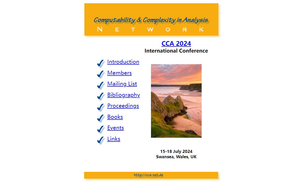 Computability and Complexity in Analysis - Network