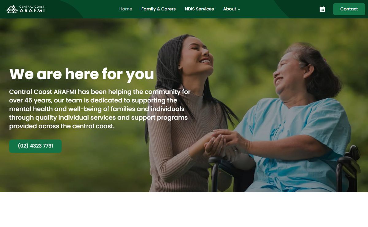 Central Coast ARAFMI - Mental Health Support
