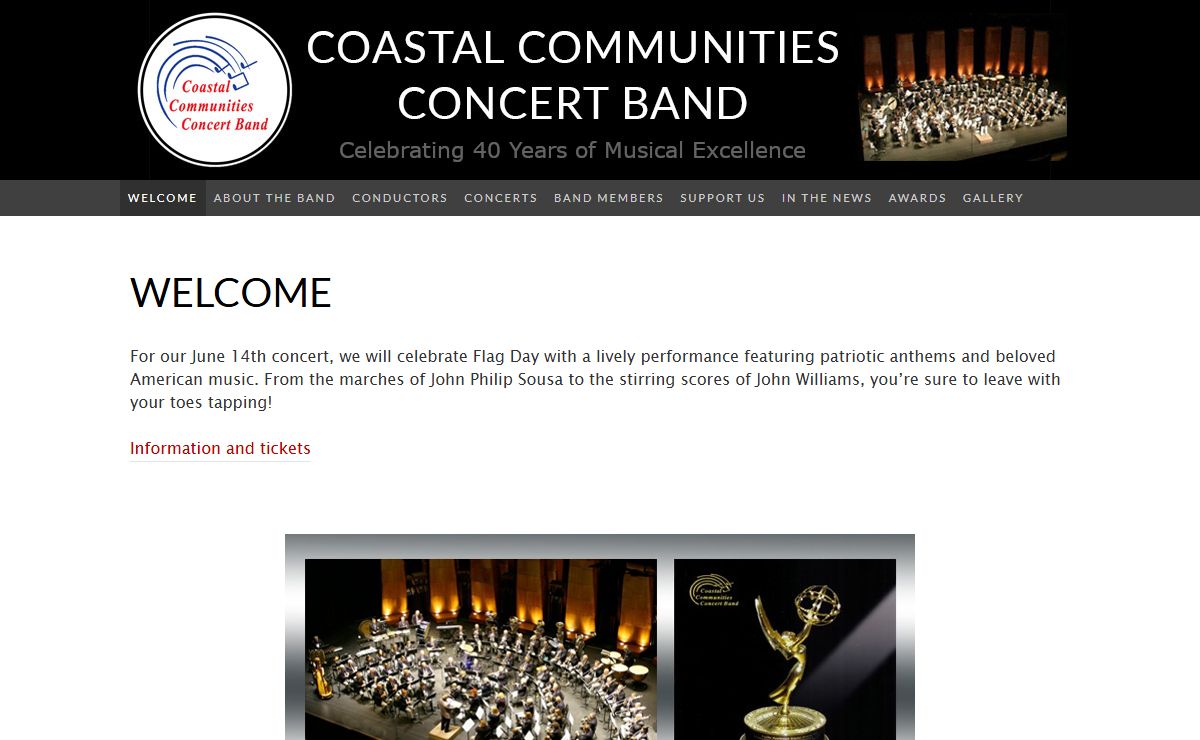 Coastal Communities Concert Band – Celebrating Over 35 Years of Musical Excellence