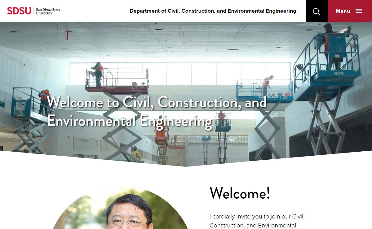 Welcome | Civil, Construction, and Environmental Engineering | SDSU