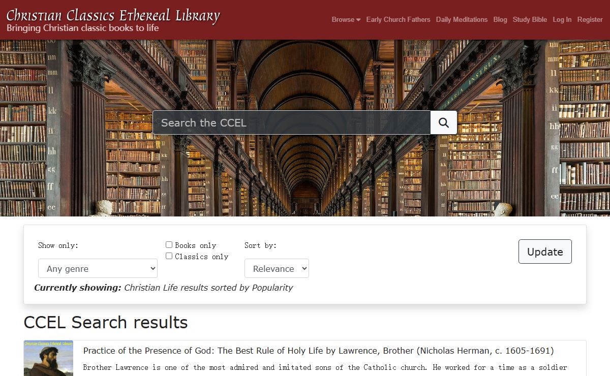 Home - Christian Classics Ethereal Library